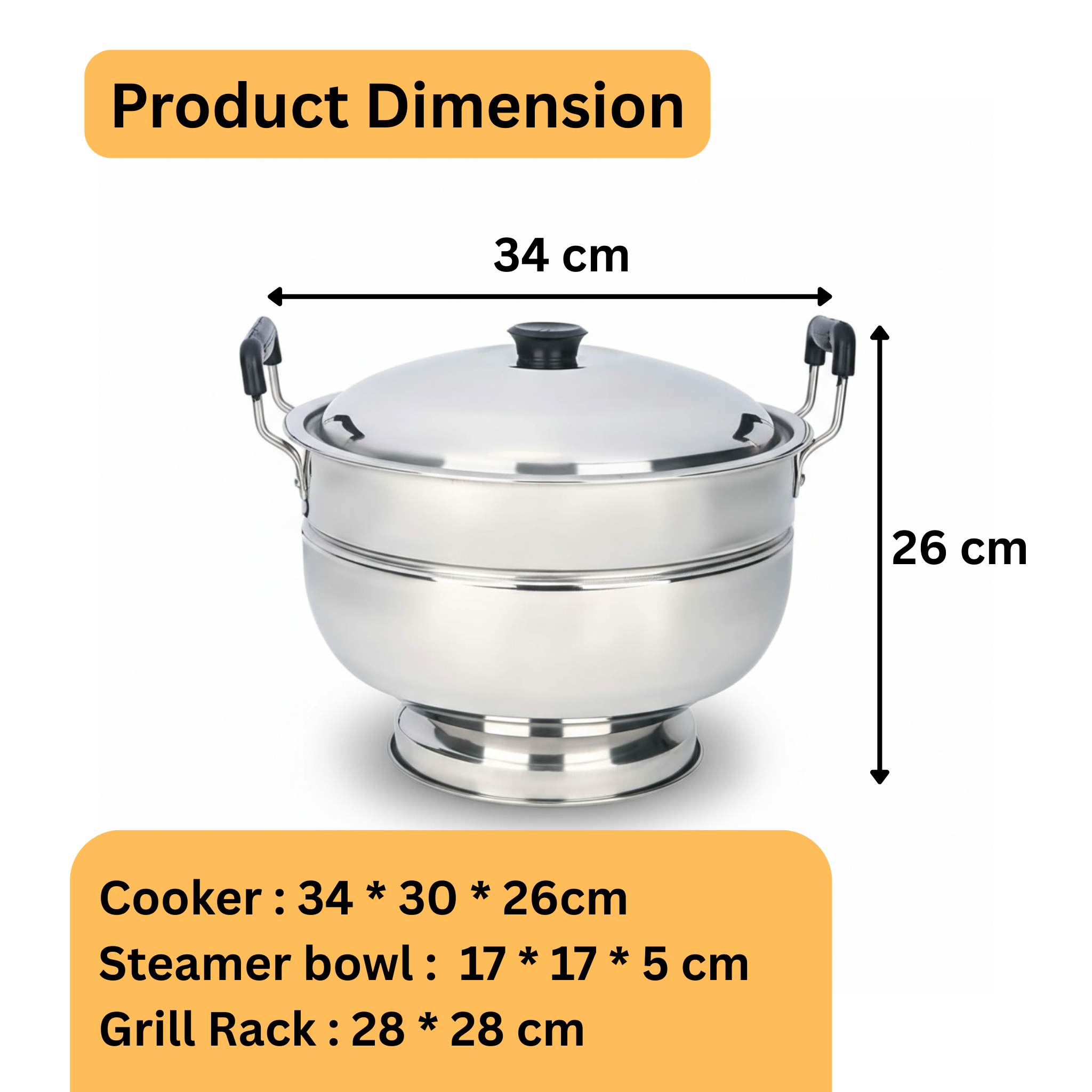 Gunatraya Curated Stainless Steel  Bati Cooker & Gas Tandoor