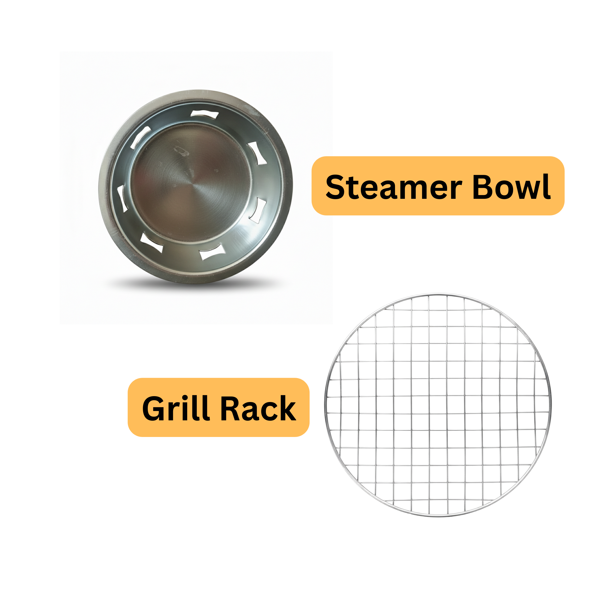 Gunatraya Curated Stainless Steel  Bati Cooker & Gas Tandoor